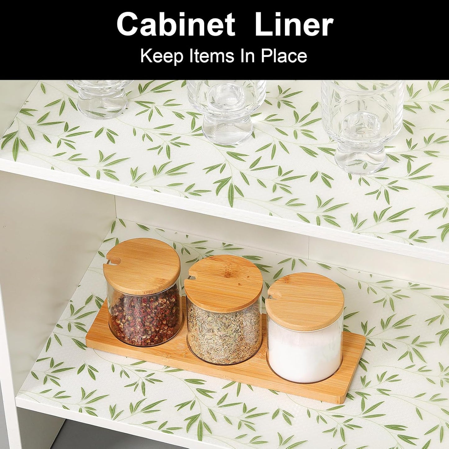 CooyesFridge Liners Shelf Liner for Kitchen Cabinets Refrigerator Liners Waterproof & Oil-Proof Kitchen Cupboard Liner Non Adhesive Drawer Mats EVA Material for Shelves