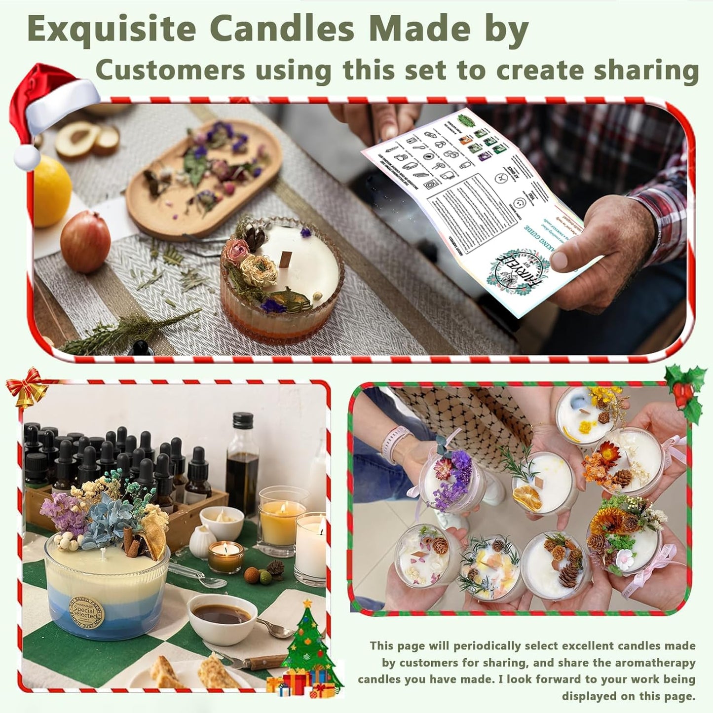 Soy Wax Candle Making Kit Supplies With Wax Melter, Natural Candle Wax for Candle Making - DIY Candles Making Supplies, Including 3lbs Soy Wax Flakes, Melting Pot, Electric Stove, Candle Wick