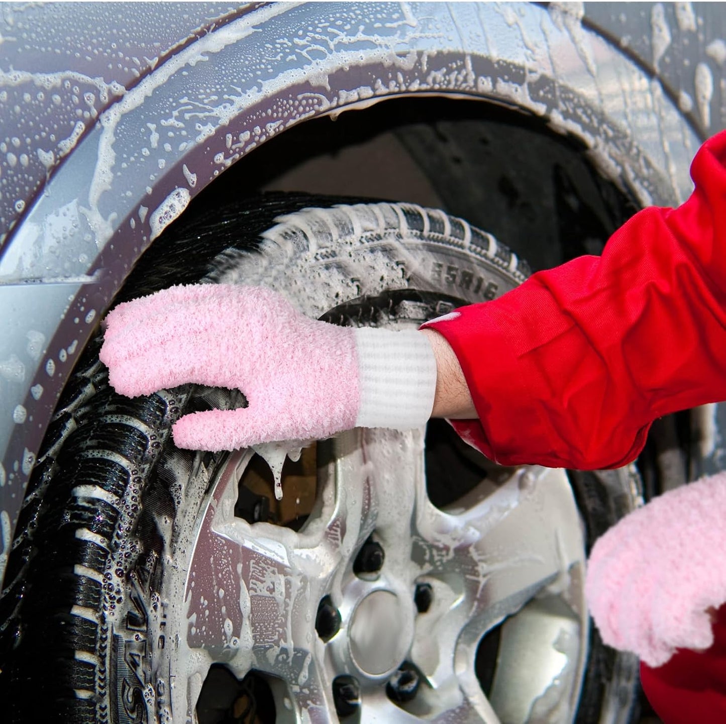 Bencailor 3 Pairs Microfiber Plant Dusting Gloves Leaf Cleaning Gloves for Indoor Plants, Blinds, Furniture, House