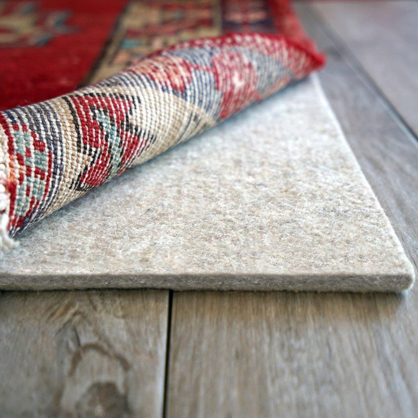 RUGPADUSA - Eco-Plush - 9'x13' - 1/4" Thick - 100% Felt - Premium Cushioned Rug Pad - Available in 3 Thicknesses, Many Custom Sizes