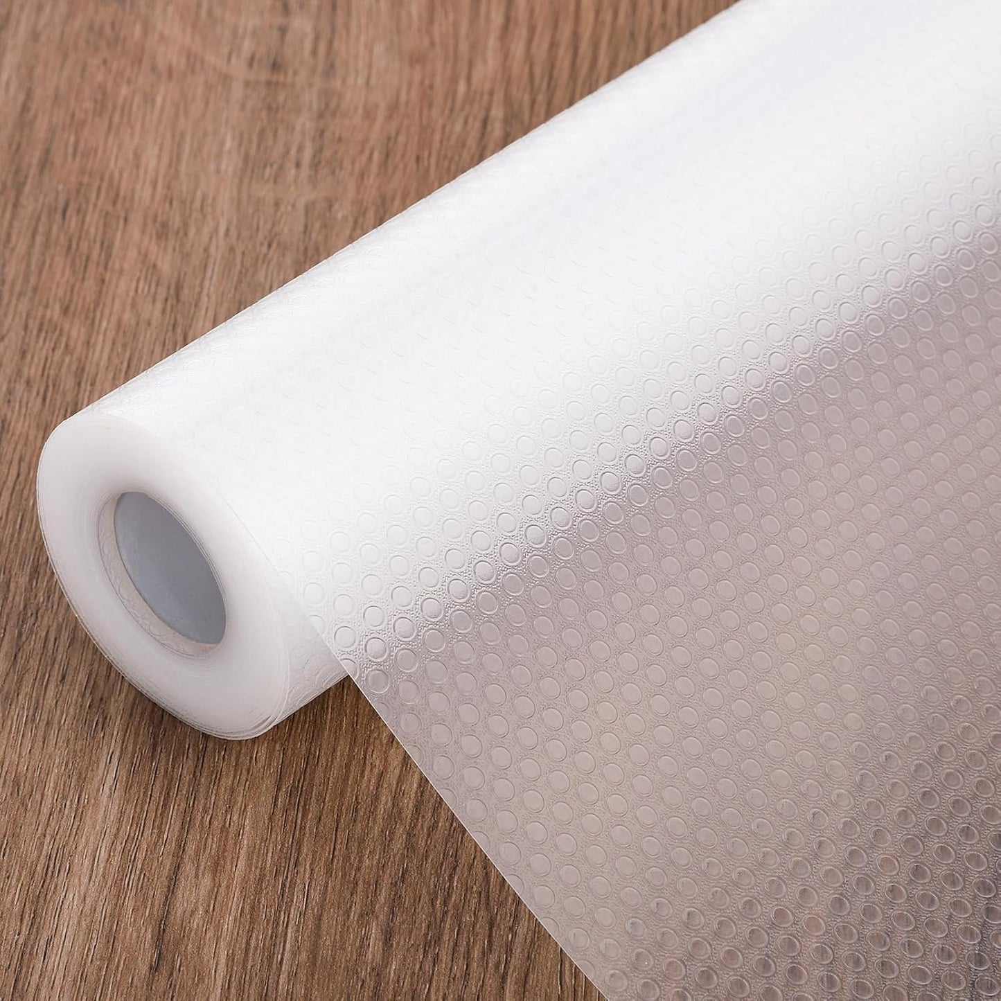 Shelf Liners for Kitchen Cabinets Non-Adhesive, 17.7" W x 118" L x 0.03" T, Fridge Liners, Non Slip for Home and Kitchen Shelf, Drawer, Cabinet, Refrigerator, Dresser, Cupboard, RV (Polka Dot)