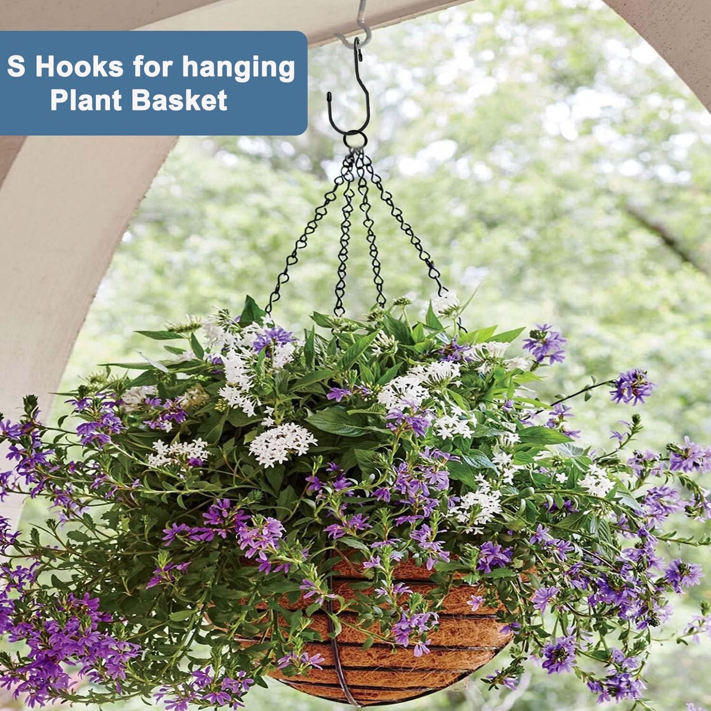 24-Pack Purse Hangers for Closet, Large 5-inch Twist Design Hooks for Bags, Purses, Handbags, Belts, Scarves, Hats (Platinum)