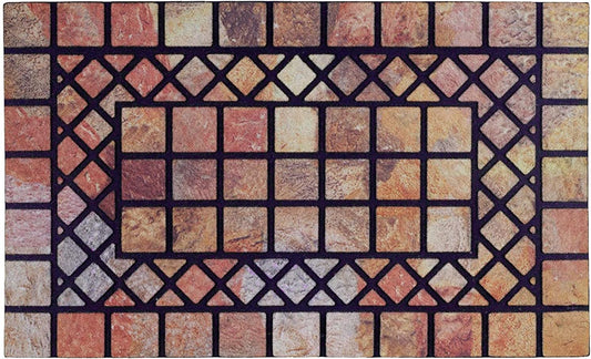 CHICHIC Welcome Door Mat 18 x 30 Inch Front Doormat Outdoors for Home Entrance Outdoors Mat for Outside Entry Way Doormat Entry Rugs, Heavy Duty Non Slip Rubber Back Low Profile, Colorful