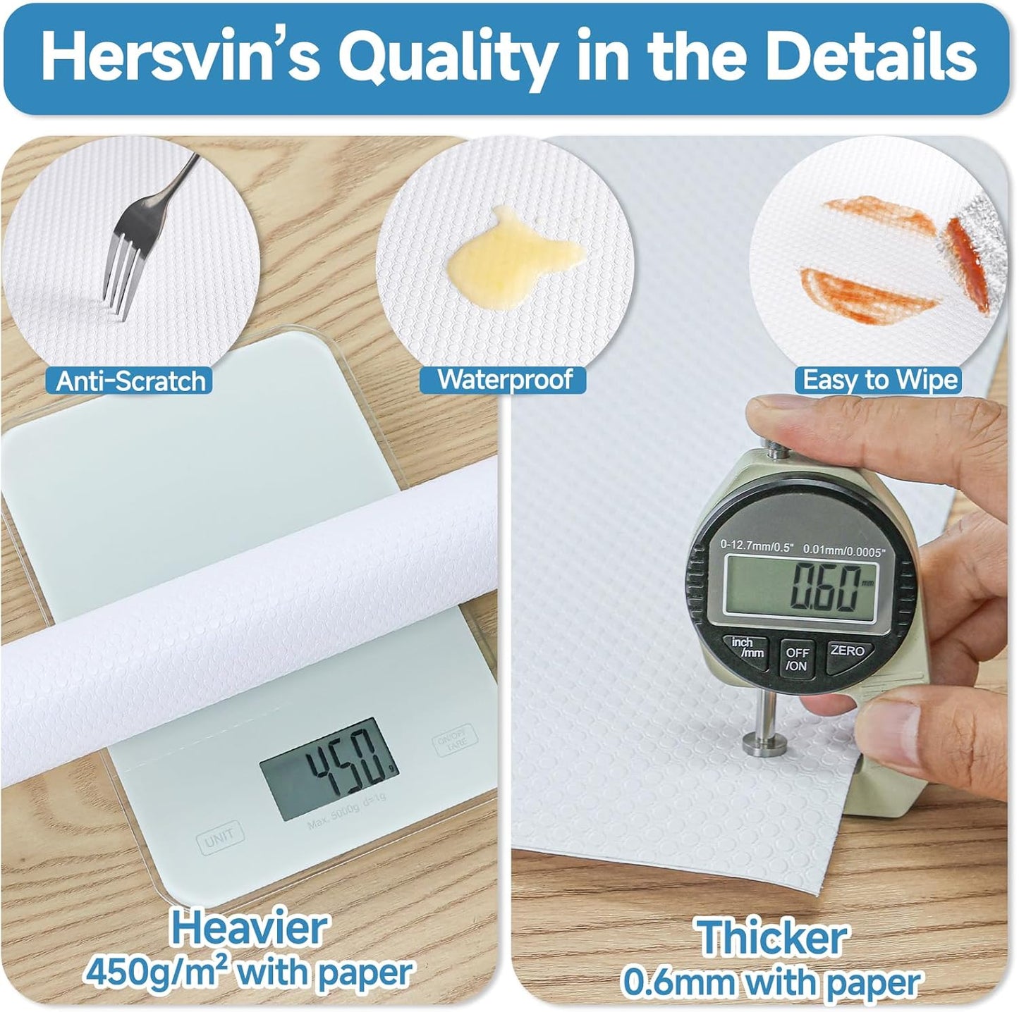 Shelf Liners 10 in x 20 ft Self-Adhesive EVA Drawer Mats, Cupboard Protector, Kitchen Cabinet Lining Fridge Liner (White Flat Dot, 25.4x610cm)