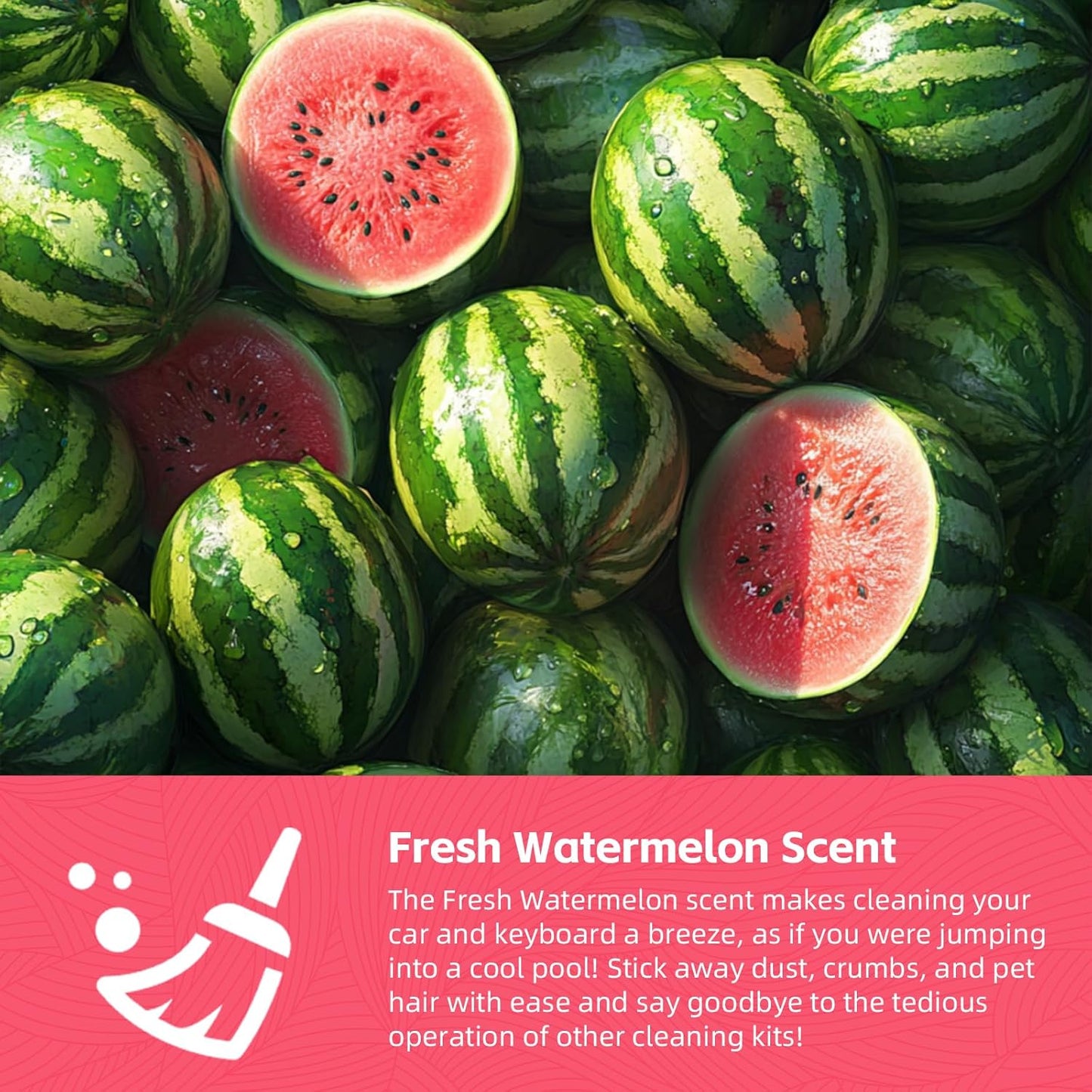 COLORCORAL Cleaning Gel for Car Universal Gel Cleaner Auto Detailing Car Vent Keyboard Cleaning Putty Car Interior Cleaner Dashboard Dust Remover Putty Auto Duster Cleaning Kit 160G - Rose Red