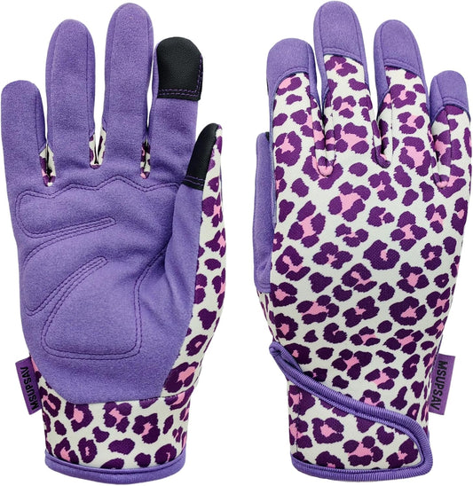 Thorn Proof&Puncture Resistant Gardening Gloves with Grip,Garden Gloves for Women, Leather Work Gloves,Gifts