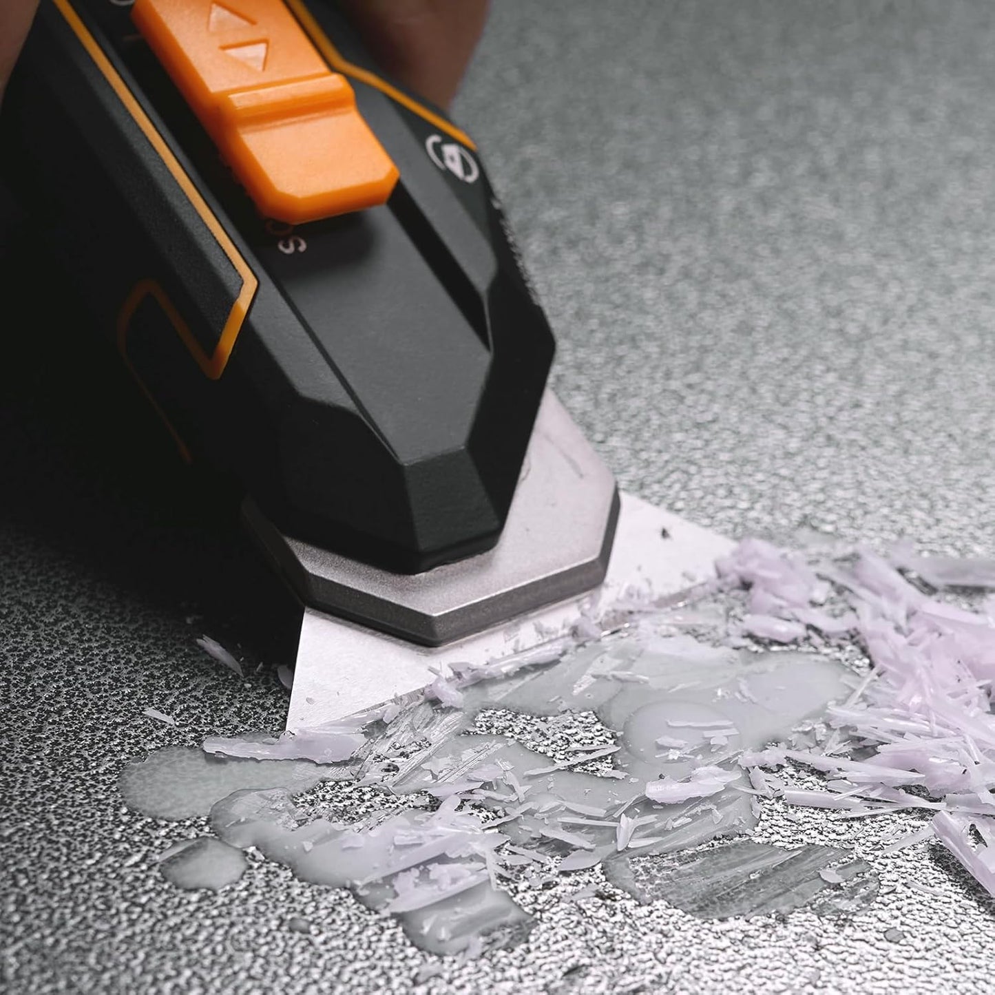 Utility Scraper Knife 3-in-1 - Pro Multi-Tool Design - Construction Camping Kitchen Use - Floor Glass Stovetop Cleaning w/10 Blades