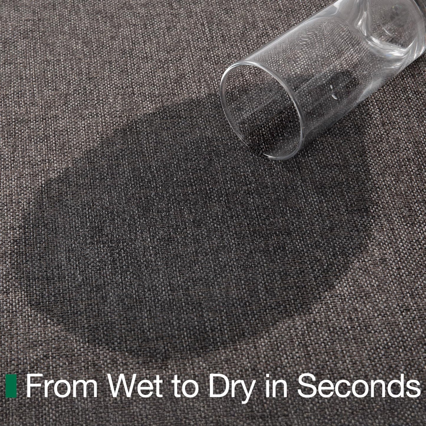 LUMI Ultra Thin Door Mat for Entryway,36"x59" Low Profile Non Slip Rubber Backing Indoor Doormat, Easy Clean Welcome Entrance Mat for Inside House, Patio, Brown