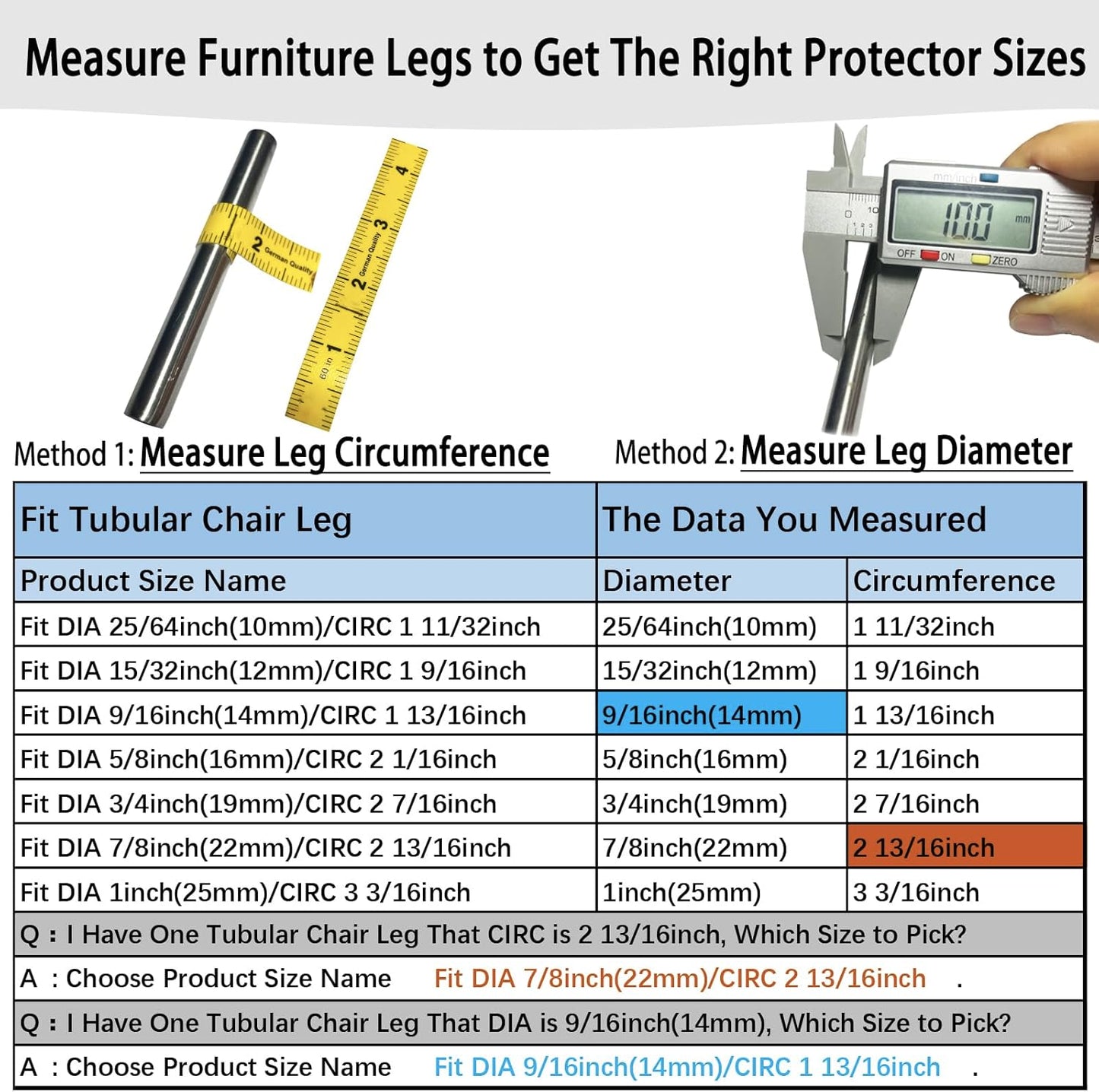Rectangle U Shaped Chair Leg Tips Caps with Felt Pads,Furniture Feet Protector Slide Smoothly Glides No Scratches No Noise Protect Hardwood Floor,Fit 10mm(25/64inch) Diameter Tubular Leg (White 8PCS)