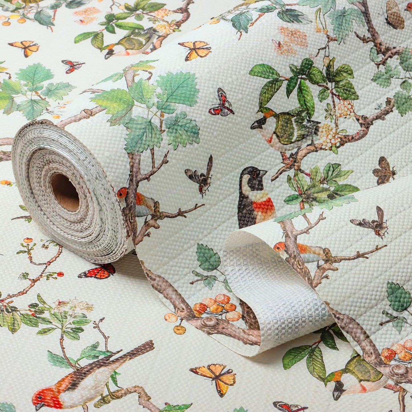 Shelf Liner for Kitchen Cabinets Non Adhesive Drawer Liner,Cabinet Liner for Shelves,Non Slip Kitchen Drawer Liners for Dresser,Waterproof Shelf Paper for Refrigerator,Cupboard,15.7Inx16.4FT