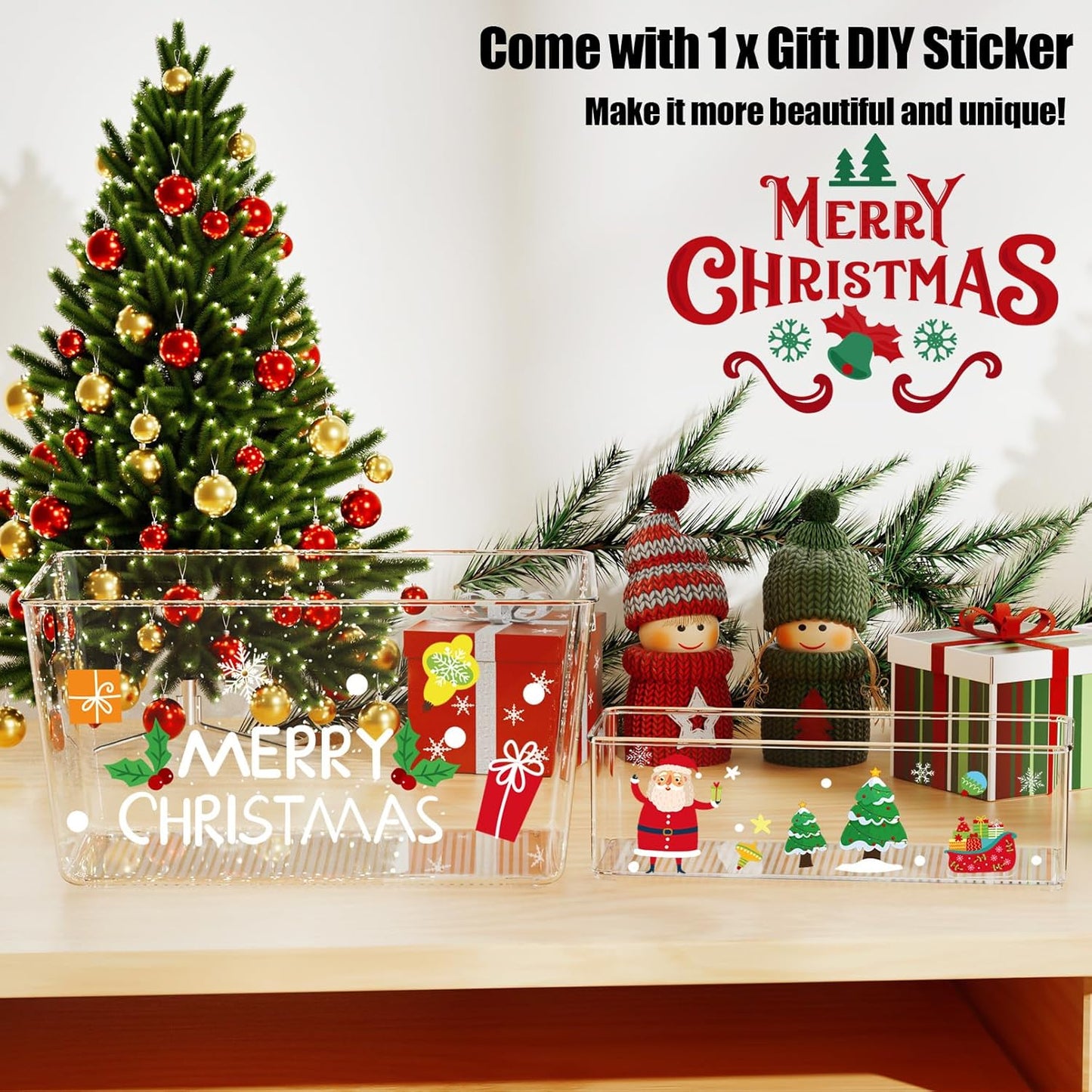 8 Pack Large Clear Plastic Storage Bins, Refrigerator Cabinet Organizers with Handles for Pantry Organization and storage, Perfect for Home Organization, Kitchen, Laundry, Office& Garage