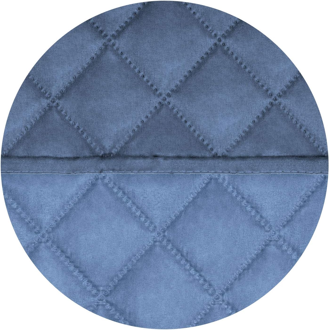 PureFit Reversible Quilted Sofa Cover, Water Resistant Slipcover Furniture Protector, Washable Couch Cover with Non Slip and Elastic Straps for Kids, Dogs, Pets (Loveseat, Dark Blue/Light Blue)