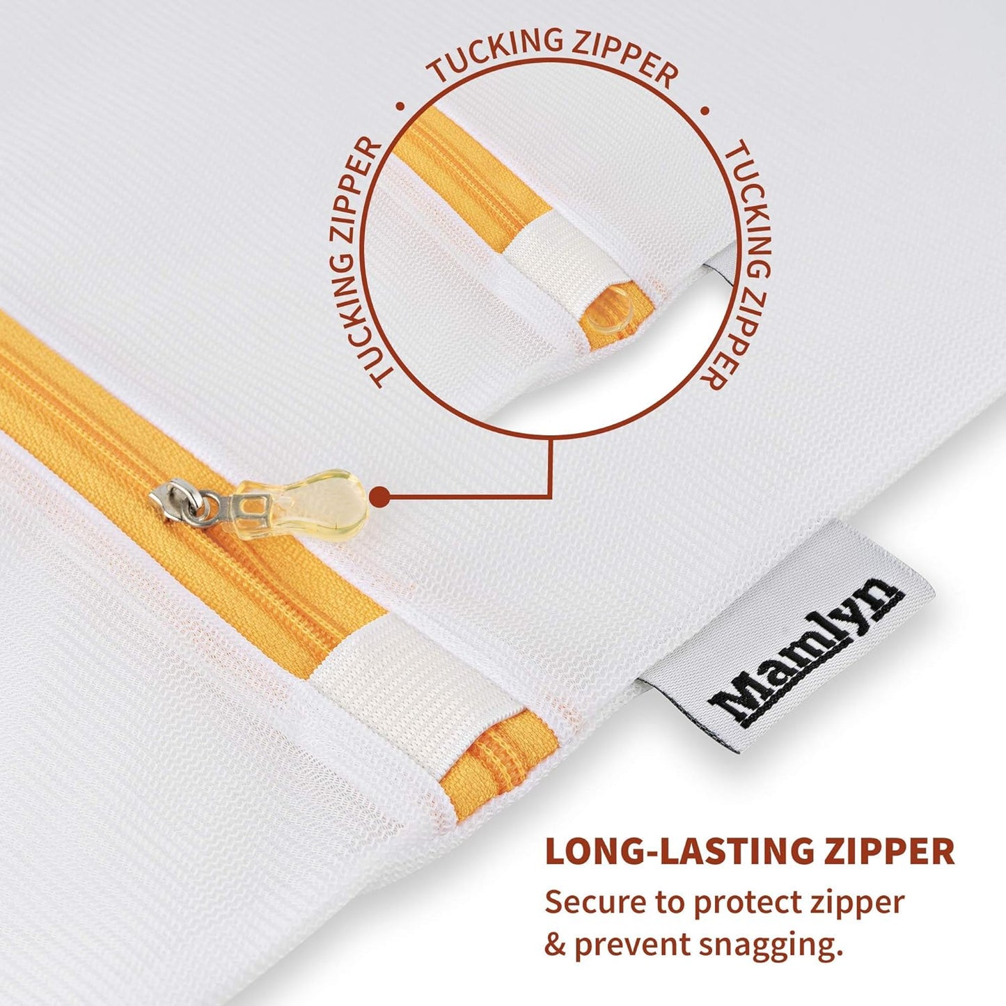 Mesh Laundry Bag for Delicates, Wash Bags for Underwear and Lingerie, Makeup Organizer Bag (1 Medium, 1 Small)