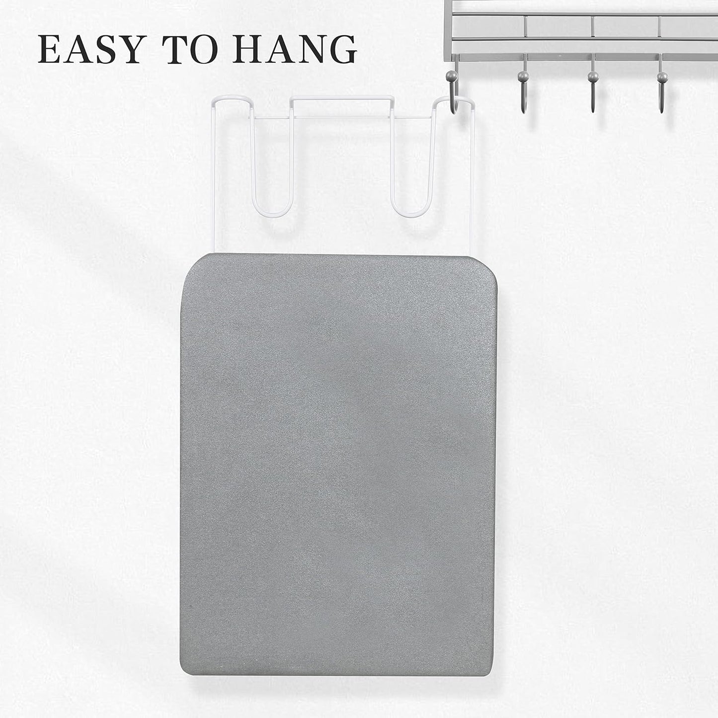 Tabletop Ironing Board,Portable Iron Board with Iron Rest, Foldable Small Ironing Board with Heat Resistant Cover and 100% Cotton Pad, 31.5"x11.8"x7", Grey