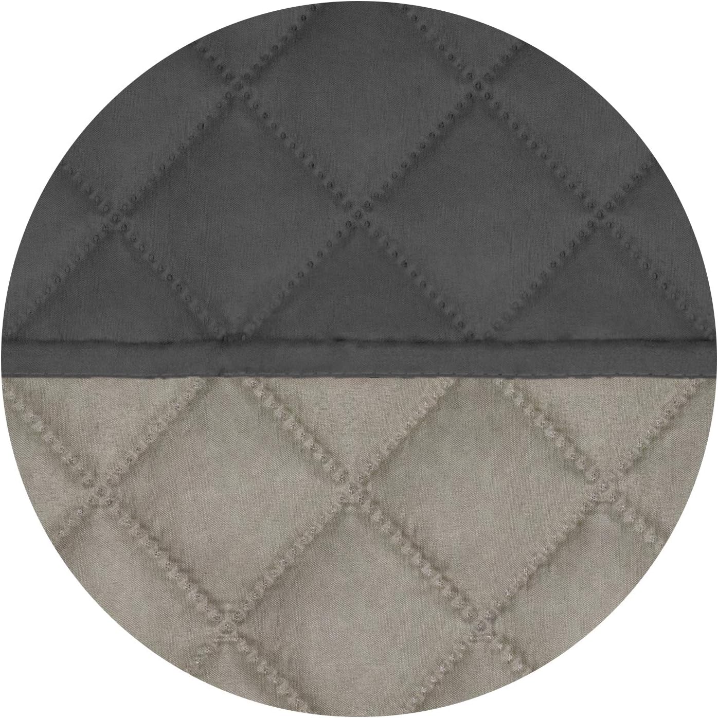PureFit Reversible Quilted Sofa Cover, Water Resistant Slipcover Furniture Protector, Washable Couch Cover with Non Slip and Elastic Straps for Kids, Dogs, Pets (Loveseat, Dark Gray/Beige)