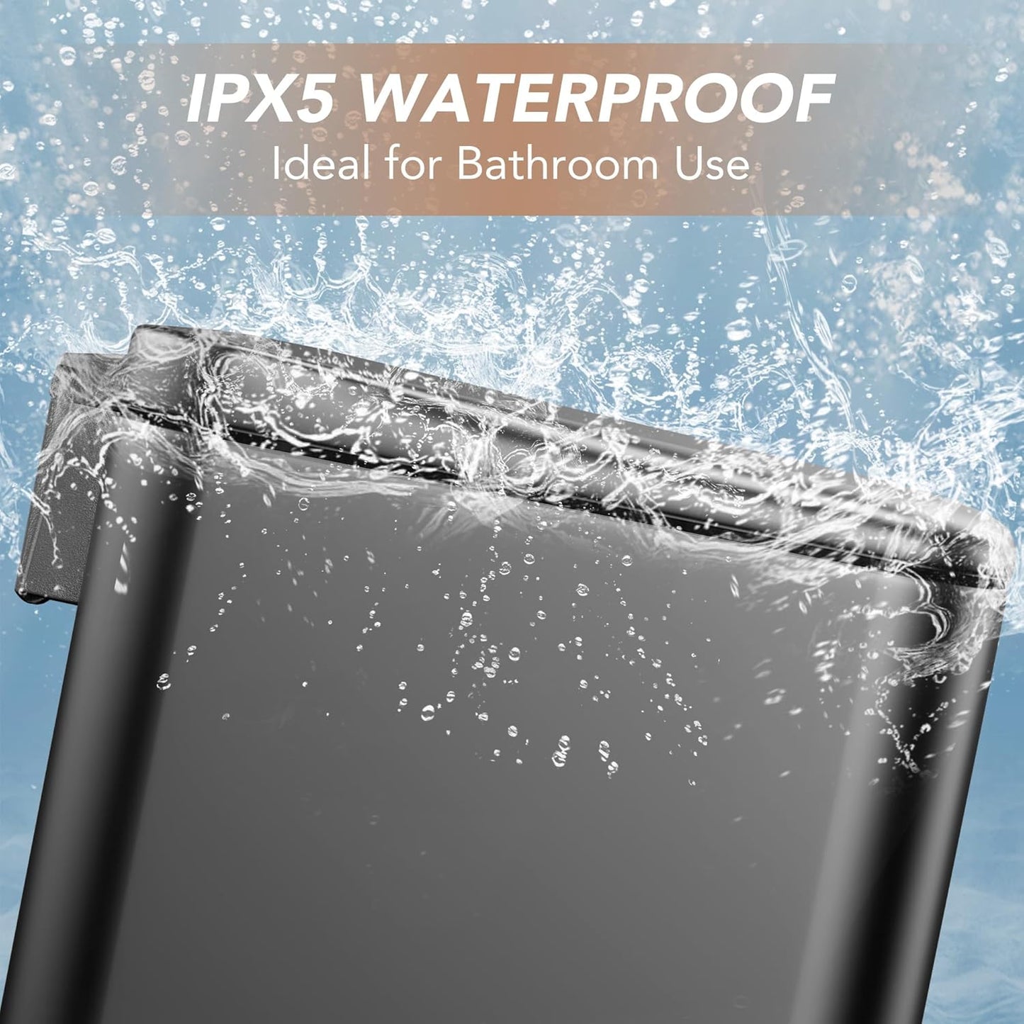 Small Trash Can with Lid Soft-Close, 6 L/1.6 Gal Bathroom Garbage Can with Removable Inner Bucket, Step Pedal, Stainless Steel Wastebasket for Kitchen, Bathroom, Bedroom, Office, Matt Black