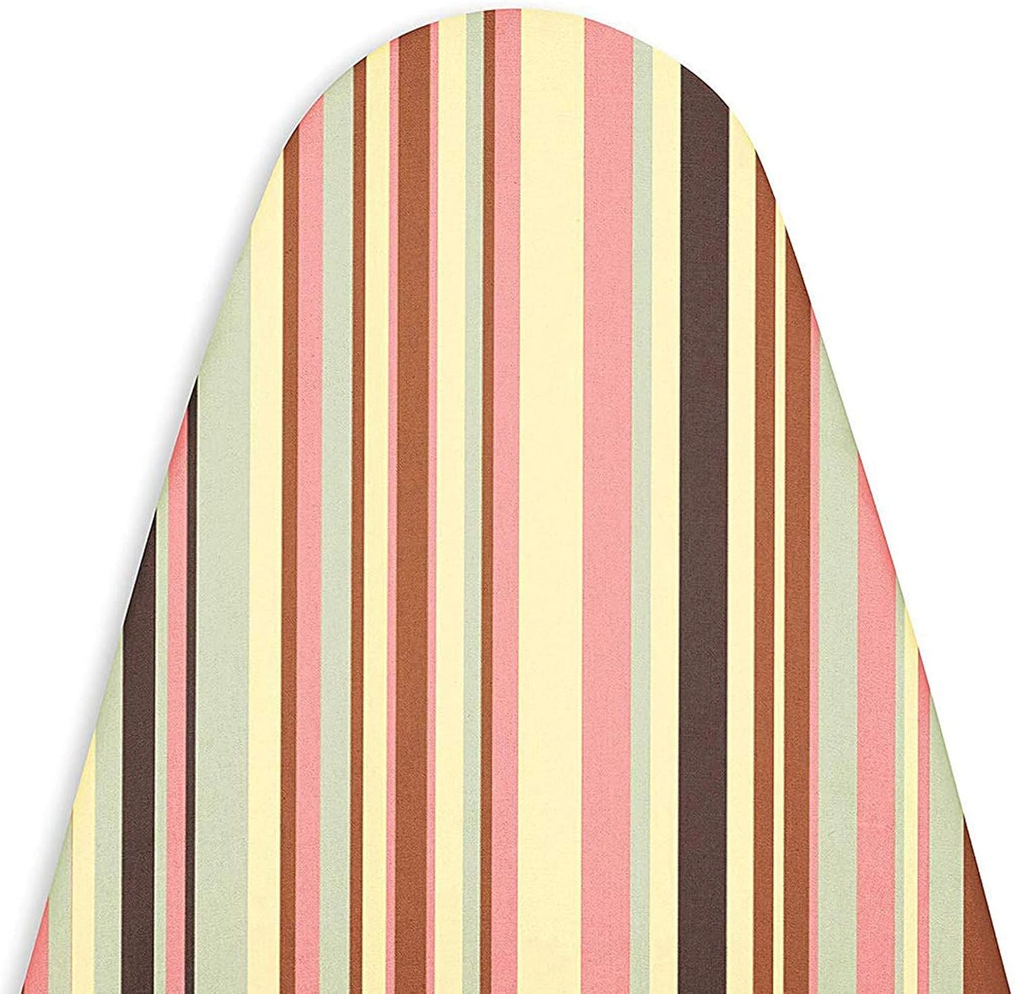 Encasa XO Ironing Board Cover and Pad - Thick 4mm Felt, Heat & Scorch-Resistant, Fits Medium Boards 42"x14", Elastic Bungee Cord Tightening, Easy Fit, Stain-Safe Dye, Multistripe
