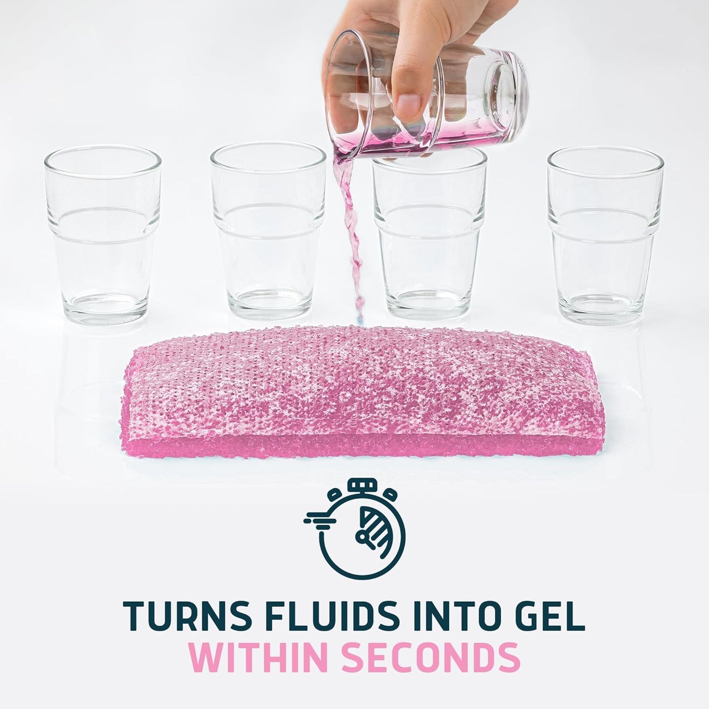 Lunderg Rose Scented Super Absorbent Commode Pads - Medical Grade Value Pack 250 Count - for Disposable Bedside Commode Liners, Adult Chairs, Portable Buckets & Camping Toilet Bags - Light Scent