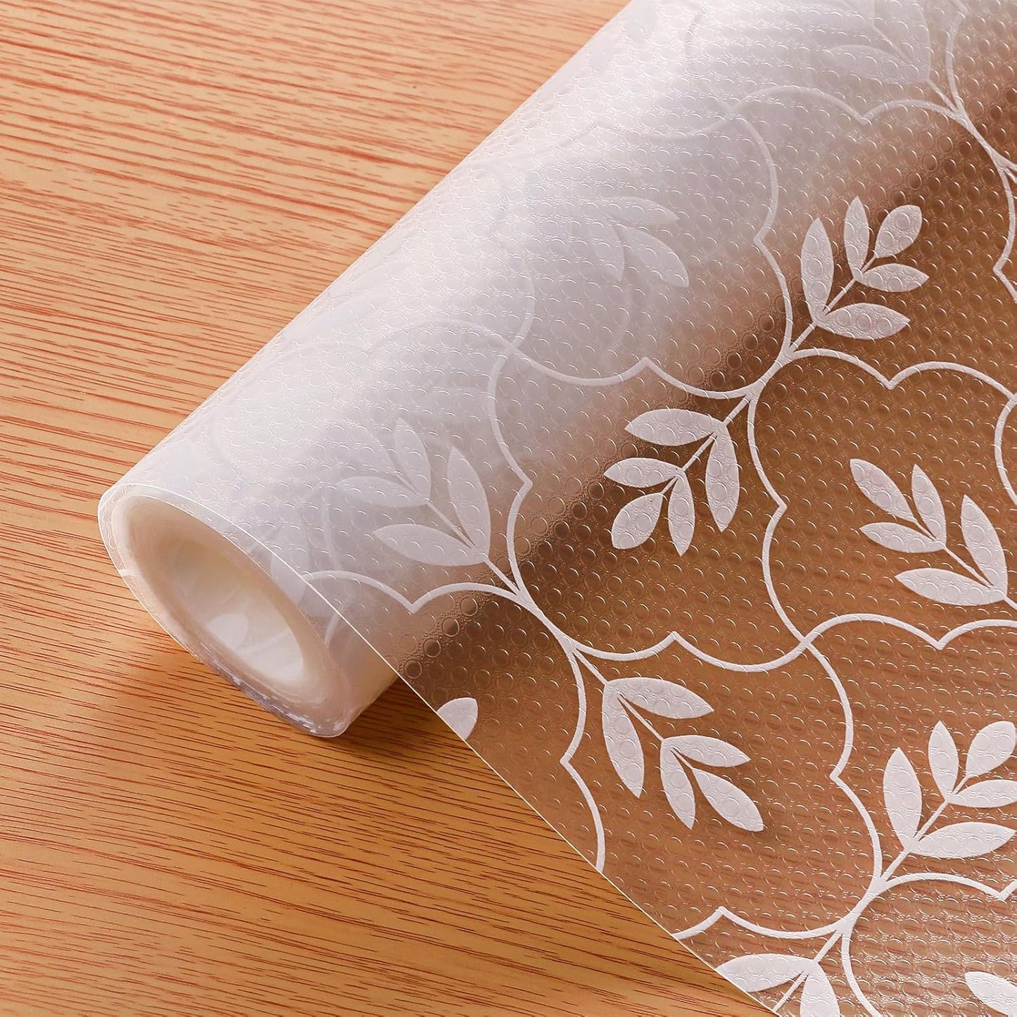 Cooyes Drawer and Shelf Liner, Non-Adhesive Shelf Liners for Kitchen Cabinets, Thick Strong Grip Mats for Desk, Shelves, Bathroom Drawers, Fridge, Cabinet Protection