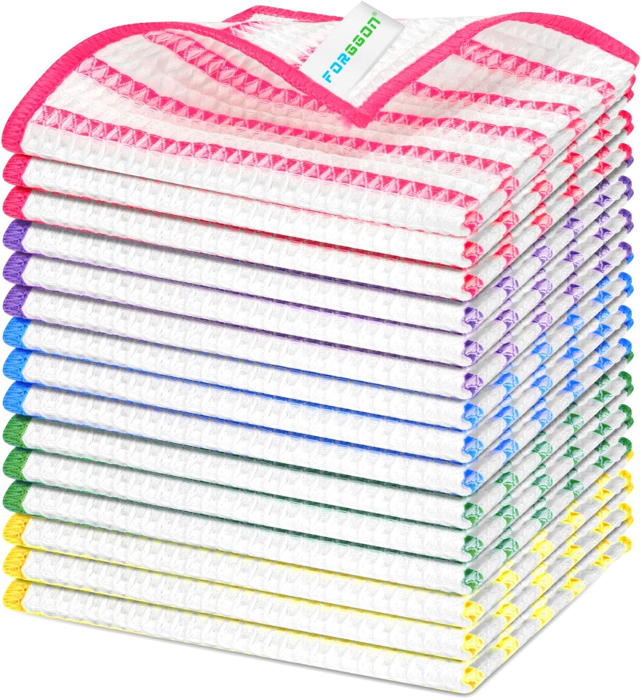 Wood Fiber Cleaning Cloth-15pcs, Super Absorbent Cleaning Cloth, No Oil Stains, Household No Stripe Cleaning Cloth for Car Kitchen Household, Multifunctional Cleaning Towel, Size:11.5x11.5in