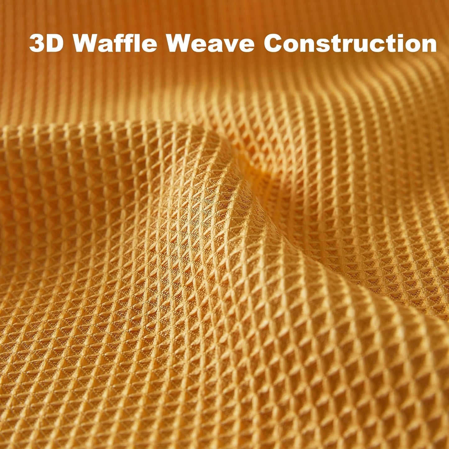 JOYMOOP Waffle Weave Cleaning Cloth, Reusable Absorbent Microfiber Cleaning Cloths, Lint Free Microfiber Dish Towels 5 Pack, Mixed Color, 11.8×15.7inch