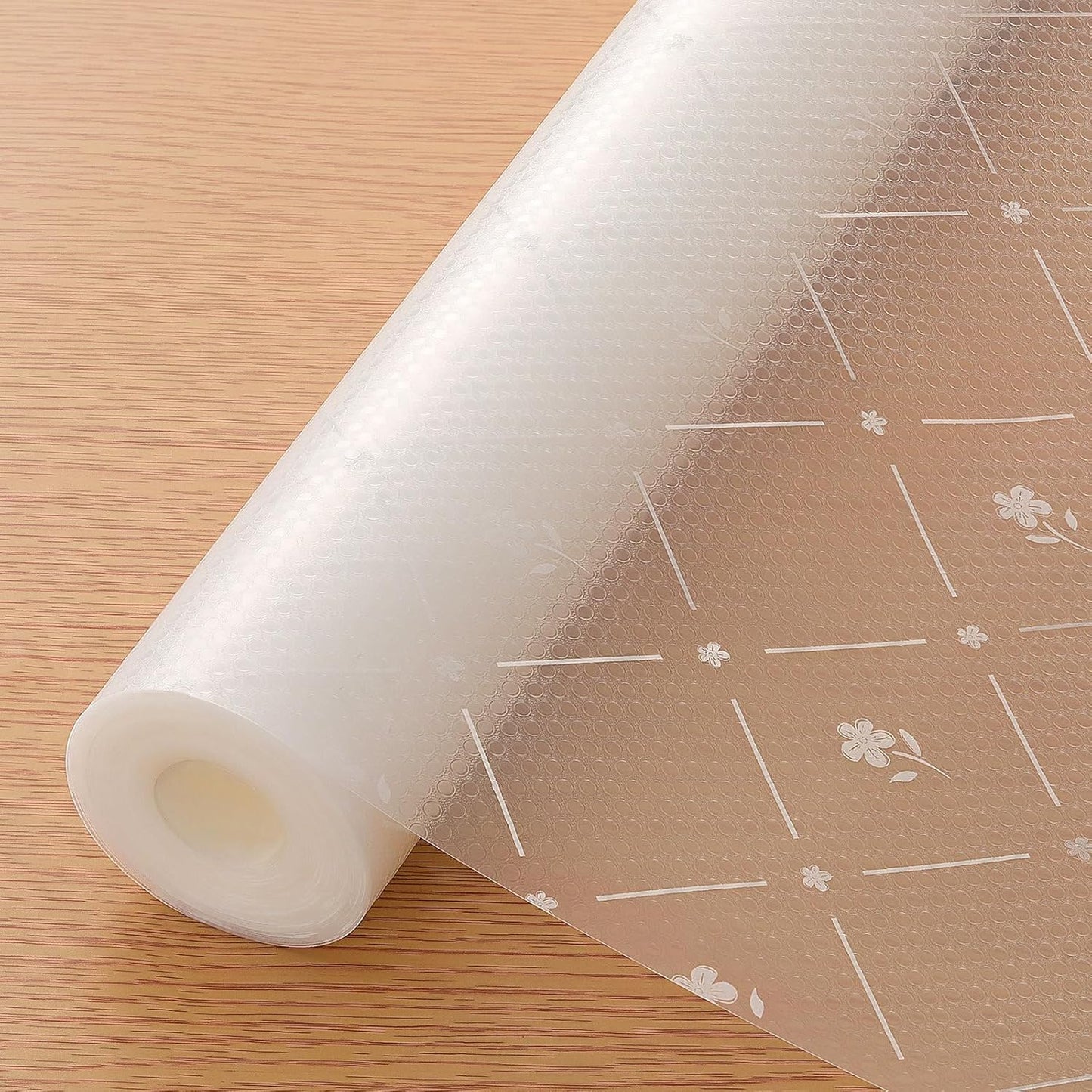 INNOLITES Shelf Liner for Kitchen Cabinets Non-Adhesive Drawer & Cabinet Liner Washable Oil-Proof Easy to Cut for Cupboard Shelves Storage Dresse Desks 17.7" x 78.7"