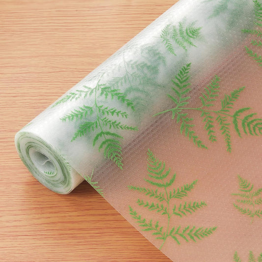 Cooyes Shelf Liner Drawer Liners, Shelf Liners for Kitchen Cabinets, Non Adhesive Cabinet Liner, EVA Waterproof Non-Slip Refrigerator Liners for Kitchen, Drawer