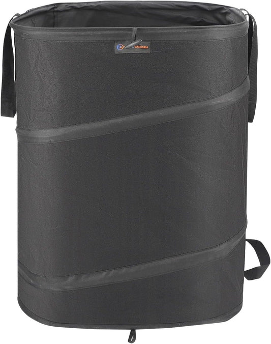 YUDI & GARDEN 46 Gallon Square Collapsible Yard Waste Bin｜Collapsible Trash Can｜Camping Trash Can, for Collecting Weeds or Yard and Party Waste