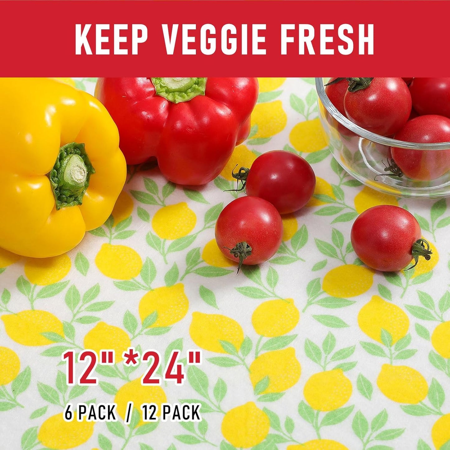 Cooyes 12 Pack Polyester Shelf Liners for Kitchen Cabinets, 12" × 24", Non-Slip Refrigerator Liners Machine Washable, Refrigerator Drawer Mats for Glass Shelves and Kitchen Cabinets