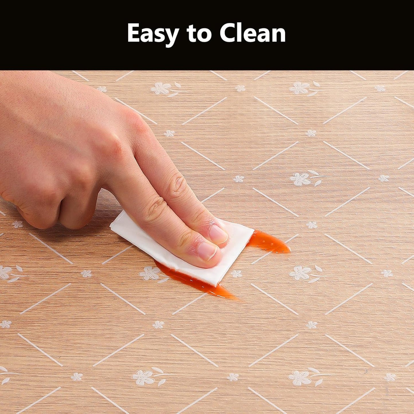 INNOLITES Shelf Liners for Kitchen Cabinets, Non Adhesive Drawer Cabinet Liner, Waterproof Oil-Proof Non-Slip Shelf Liner for Kitchen Pantry Refrigerator 11.8" x 236"