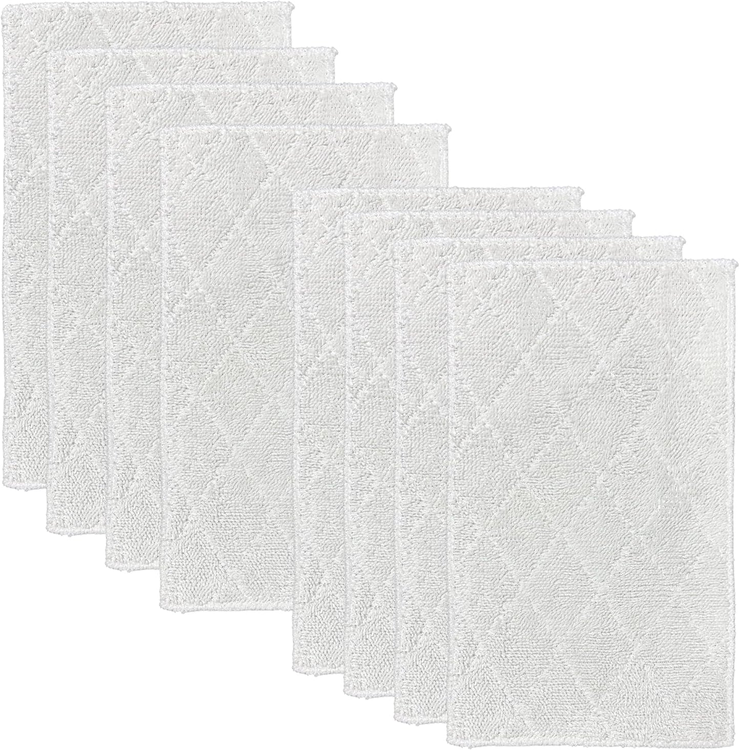 Light 'N' Easy Steam Mop Pads Replacement Reusable for S3601 S3101 S7326 7688ANB 7688ANW Floor Microfiber Cleaning Cloths(8 Pack)