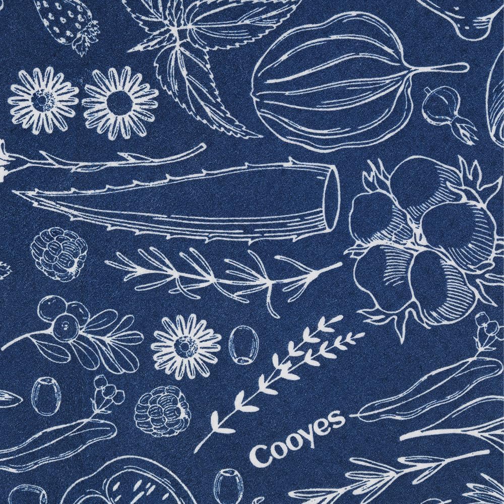 Cooyes Large Fridge Liners for Refrigerator, 17.7" × 24", Drawer & Shelf Liners for Kitchen Cabinets Non-Adhesive, Breathable Cloth Material, Non-Slip, Keep Produce Fresh Longer