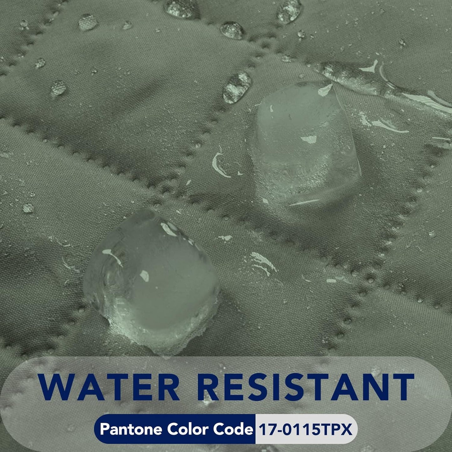 PureFit Reversible Quilted Sofa Cover, Water Resistant Slipcover Furniture Protector, Washable Couch Cover with Non Slip and Elastic Straps for Kids, Pets (Oversized Sofa, Greyish Green/Beige)