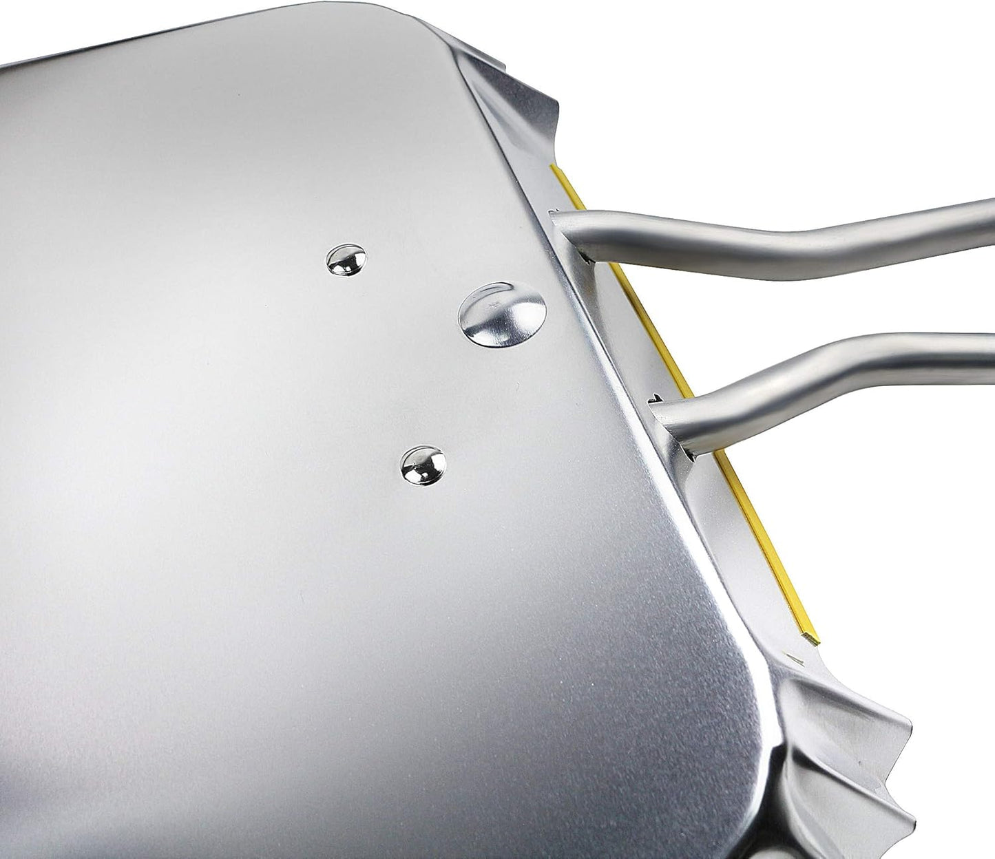 PHYEX 3-Pack 17" Heavy Duty Metal Dust Pans, Wide Dustpans for Household, Easy to Assemble