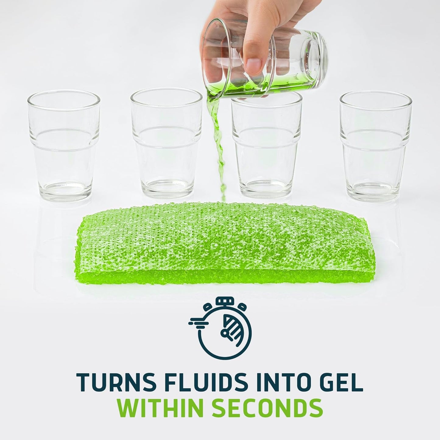 Lunderg Aloe Scented Super Absorbent Commode Pads - Medical Grade Value Pack 100 Count - for Disposable Bedside Commode Liners, Adult Chairs, Portable Buckets & Camping Toilet Bags - Light Scent