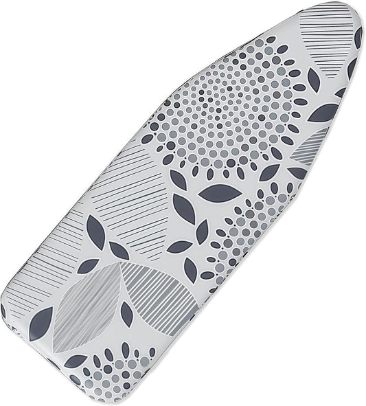 Ironing Board Cover with Two 5MM Thick Feltpads,12"x36"Heat Resistant Replacement Ironing Board Cover and Pad,Fits Standard Ironing Boards,Durability and Easy to Install