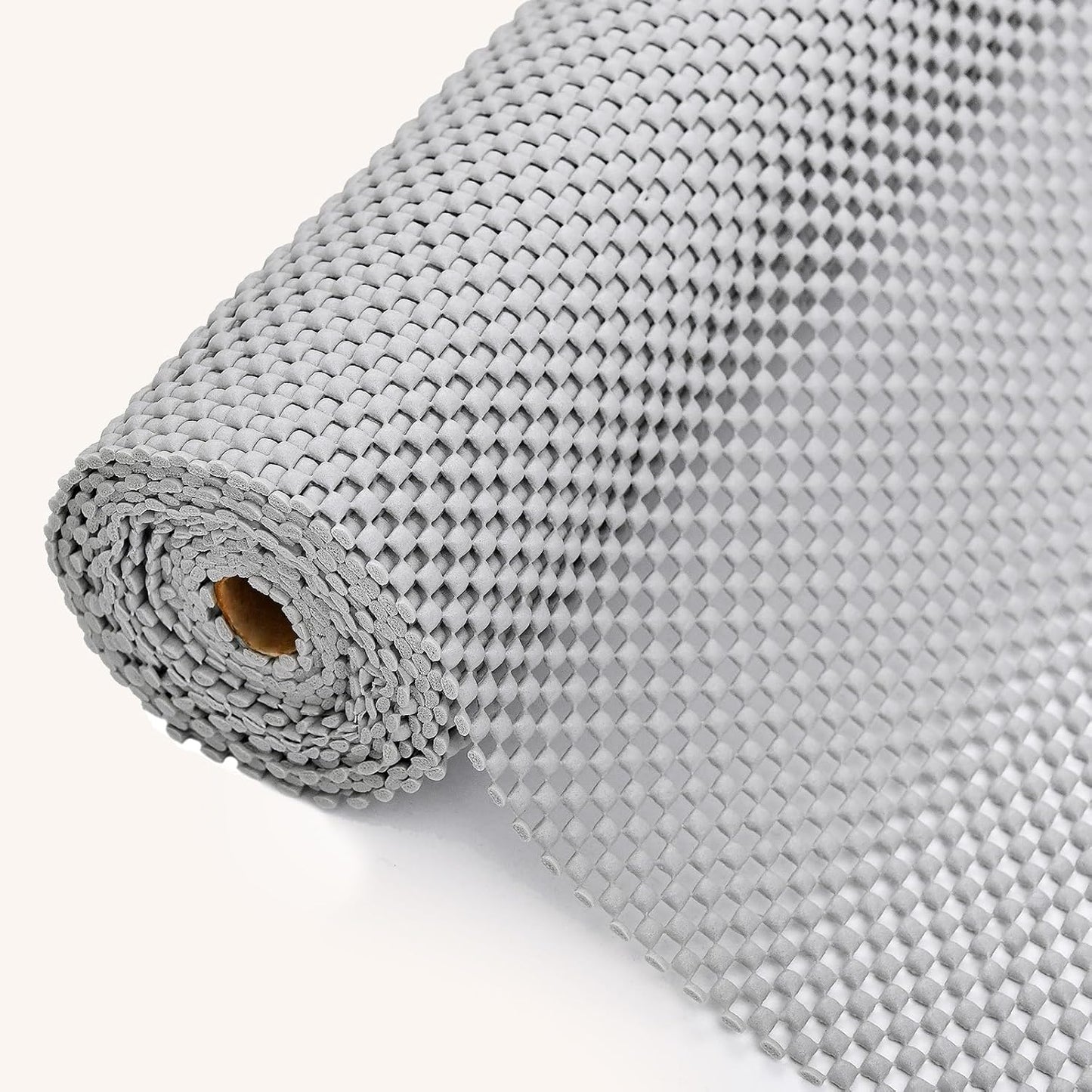 Shelf Liners for Kitchen Cabinets Non Adhesive Shelf Liner Paper Non-Slip Thickened Drawer Liner Easy to Clean for Tool Box Refrigerator Grey 17.3 x 236.2 in