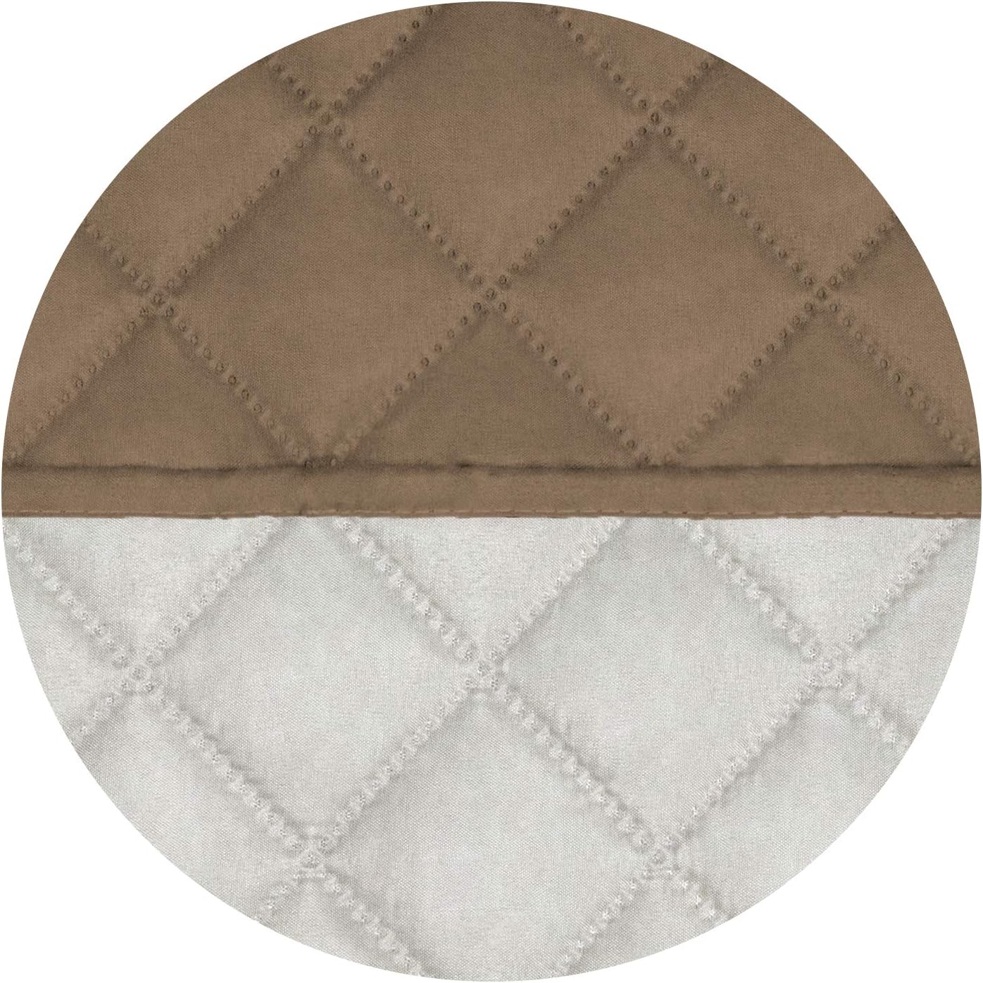 PureFit Reversible Quilted Sofa Cover, Water Resistant Slipcover Furniture Protector, Washable Couch Cover with Non Slip and Elastic Straps for Kids, Dogs, Pets (Small Recliner, Camel/Ivory)