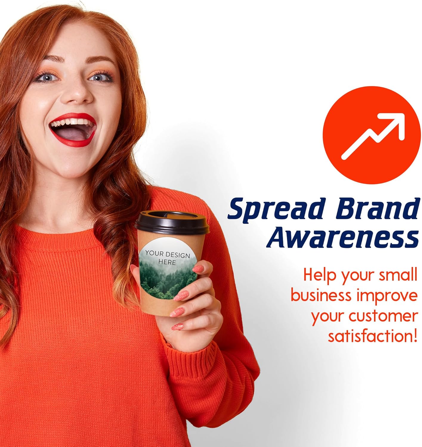 100 Custom Vinyl Stickers - Upload Your own Image, Text, Design, Logo - Personalized Logo Labels for Handmade, Packaging, Bottle, Jars, Candle, Brand Stickers (Foggy Valley, 4x4)