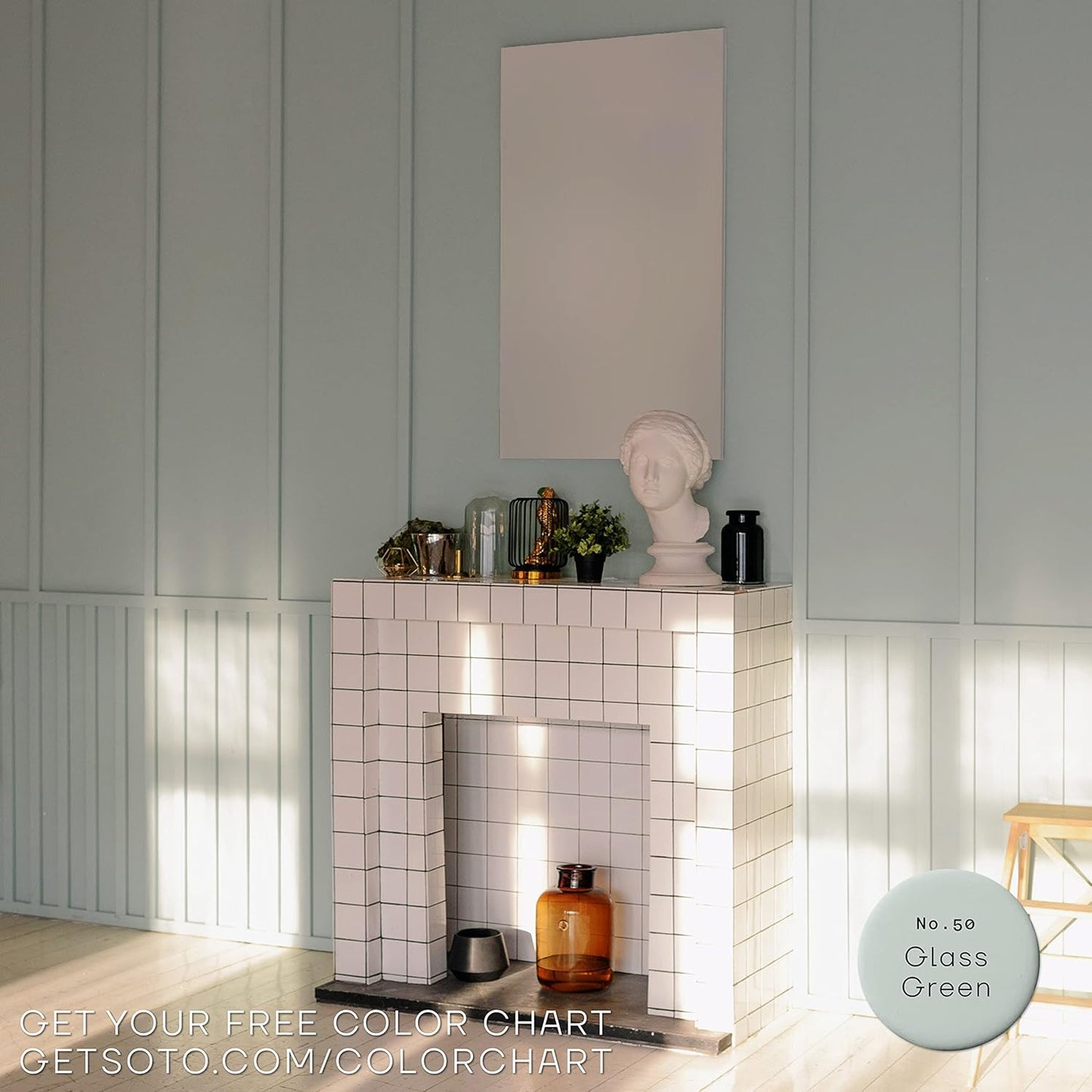 soto Green Paint Touch Up, Multi-Surface, Matte Finish (No. 50 Glass Green) - 1.5 Ounces/45 Milliliters of Scratch Repair for Furniture, Walls, Cabinets, Trim, Doors, Indoor/Outdoor