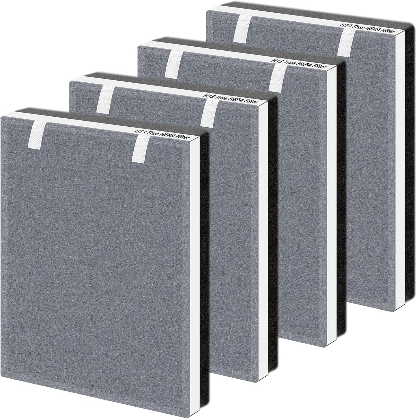 Vital 100 Replacement Filter for LEVOIT Vital 100 Air Purifier, Funmit 3-in-1 H13 True HEPA High-Efficiency Activated Carbon Filter, Compared to Part # Vital 100-RF, 4 Pack