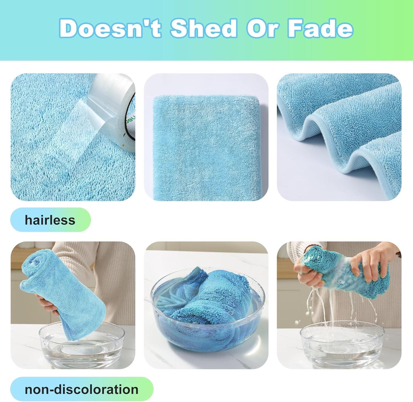 JOYMOOP Microfiber Towels for Cars, 3 Pack 35.4" x 23.6" Car Drying Towel, Blue Reusable Car Towel, Quick Drying Car Microfiber Cleaning Cloth for RVs, SUVs, Trucks