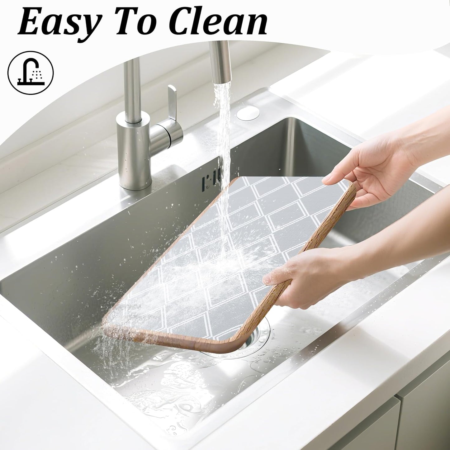 Drawer Liners for Kitchen Cabinets Non Adhesive Shelf Liner 15 Inch X 20 Ft Cabinet Liner Waterproof Dresser Drawer Liner Non Slip Shelf Paper for Kitchen Bathroom Closet Refrigerator Cupboard Pantry