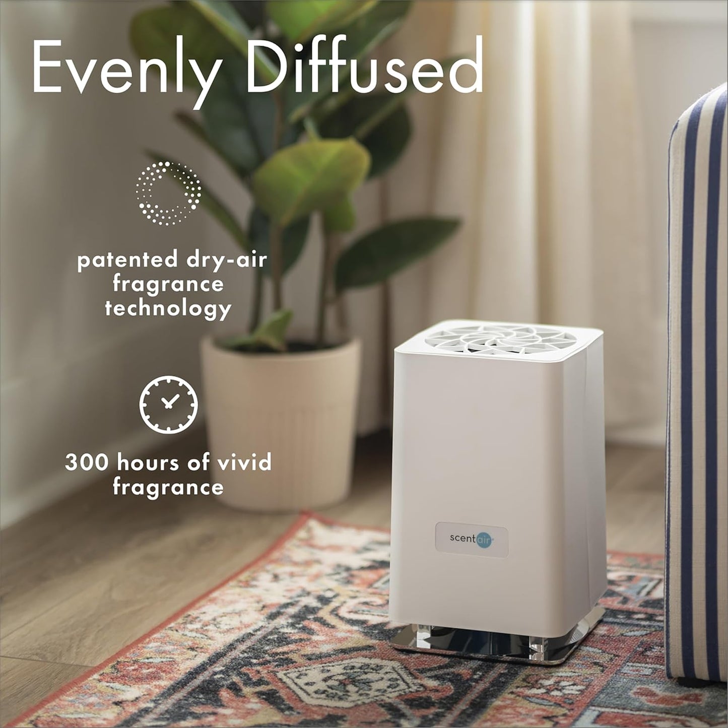 ScentAir Whisper Home Monthly Plug-in Refill, Fragrance Cartridge for Home and Office, Golden Bamboo