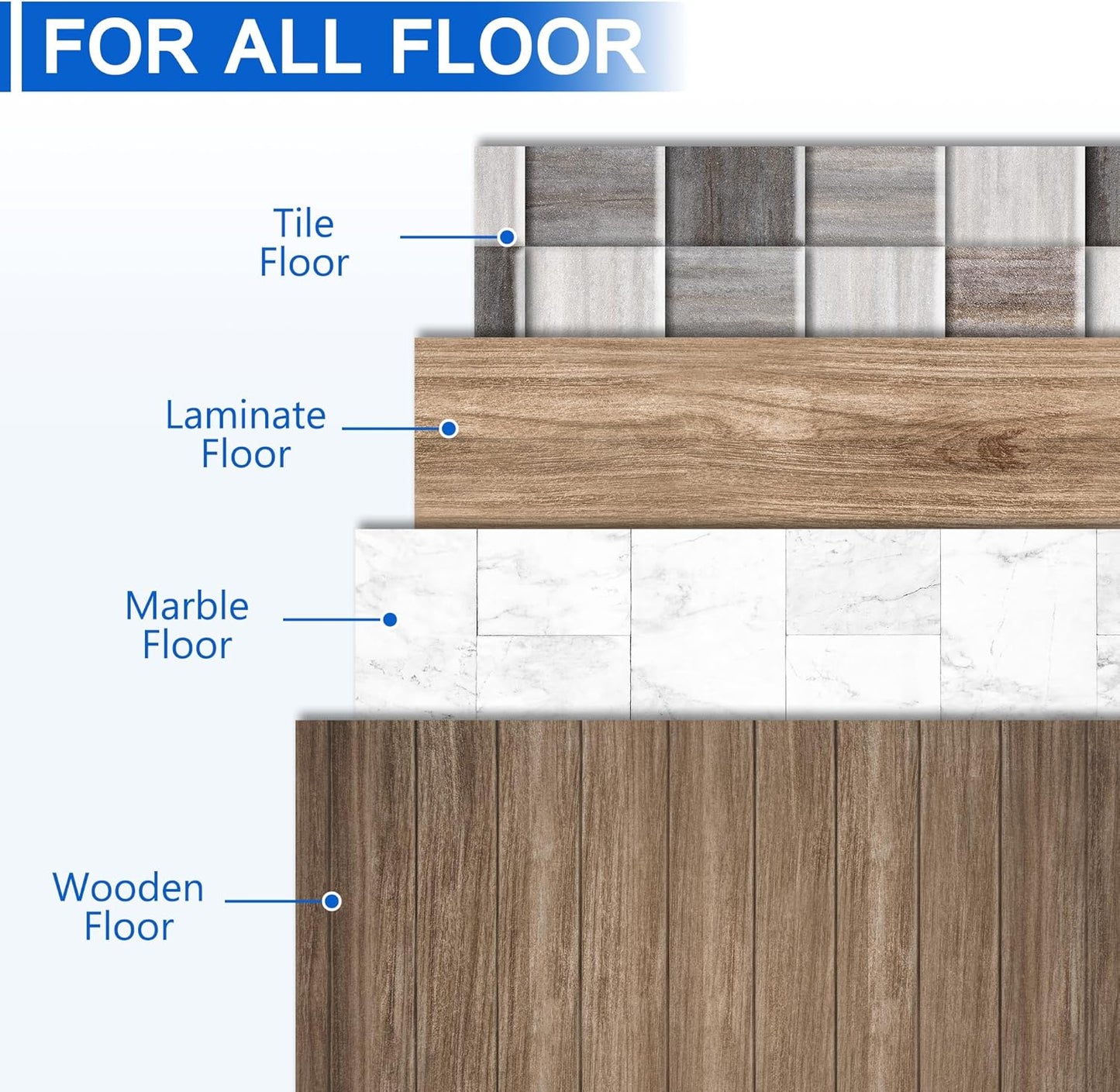 Replacement Microfiber Mop Pad – Universal 17-18" Heavy Duty Reusable Refill – Thick Commercial Cleaning Pad for Wet & Dry Use (15 Pack - 18in Flat Mop Head (Trapezoid))