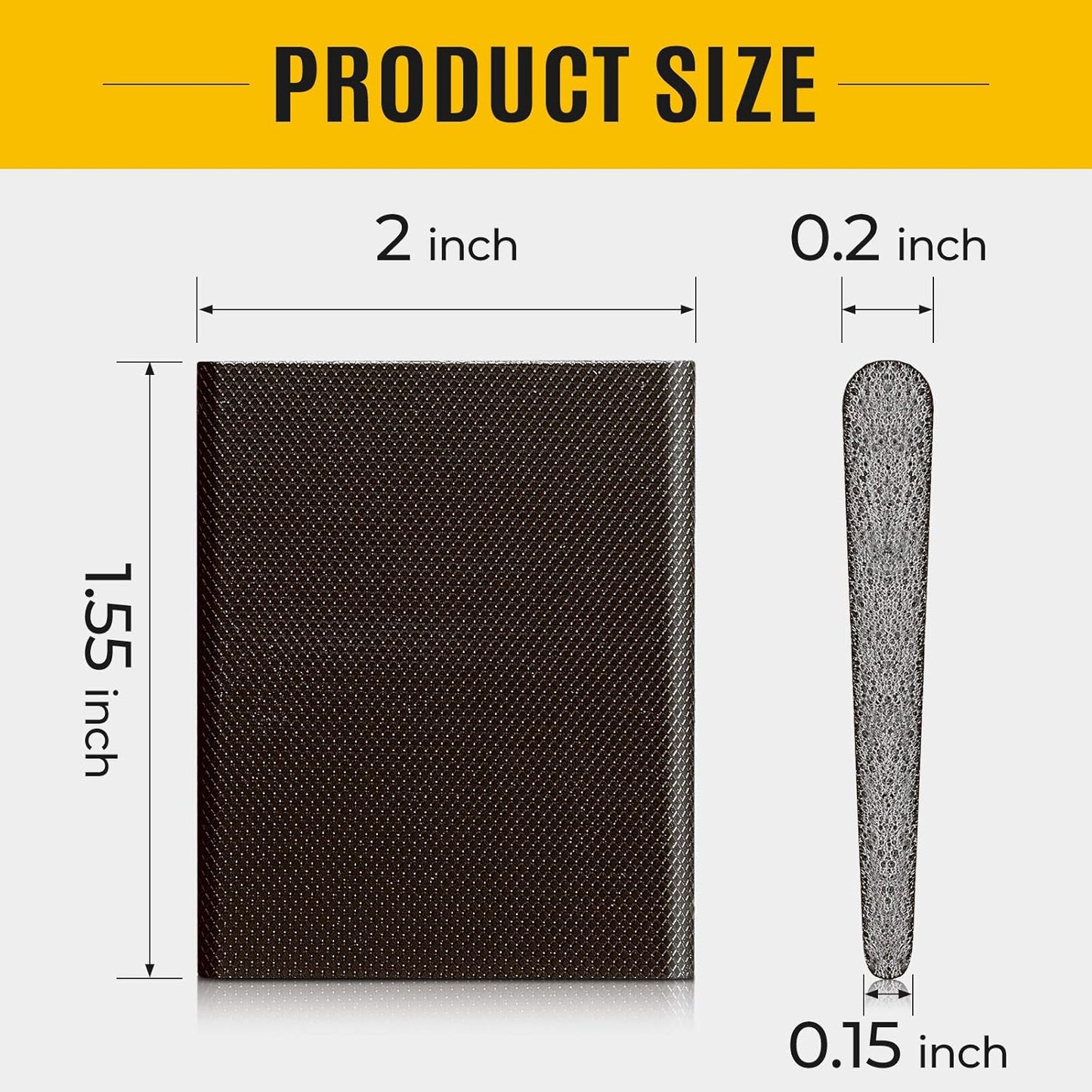 Zonon 16 Pieces Door Corner Seal Weatherstripping Exterior Door Frame Seal Draft Stopper Adhesive Corner Pads for Weather Stripping and Draft Protection (White,Brown)