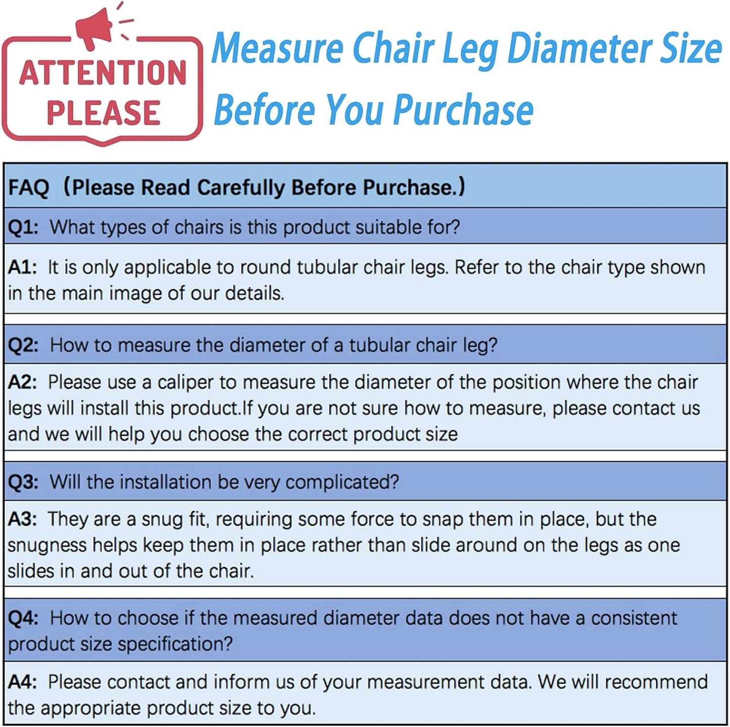 Rectangle U Shaped Chair Leg Tips Caps with Felt Pads,Furniture Feet Protector Slide Smoothly Glides No Scratches No Noise Protect Hardwood Floor,Fit 14mm(9/16inch) Diameter Tubular Leg (Black 24PCS)