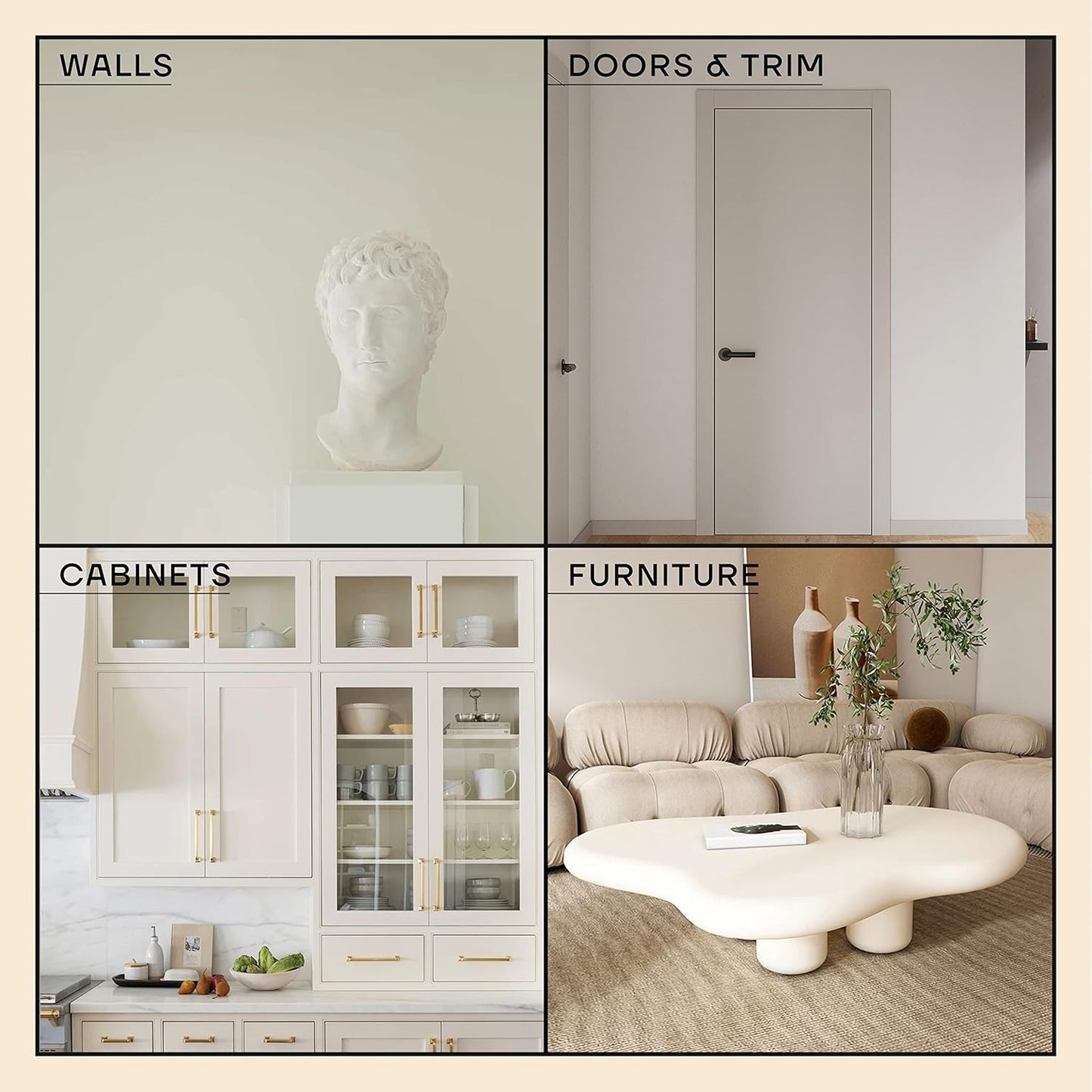 soto Gray Paint Touch Up, Multi-Surface, Matte Finish (No. 73 Moonglow Grey) — 10 Milliliters of Scratch Repair for Furniture, Walls, Cabinets, Trim, Doors, Indoor/Outdoor