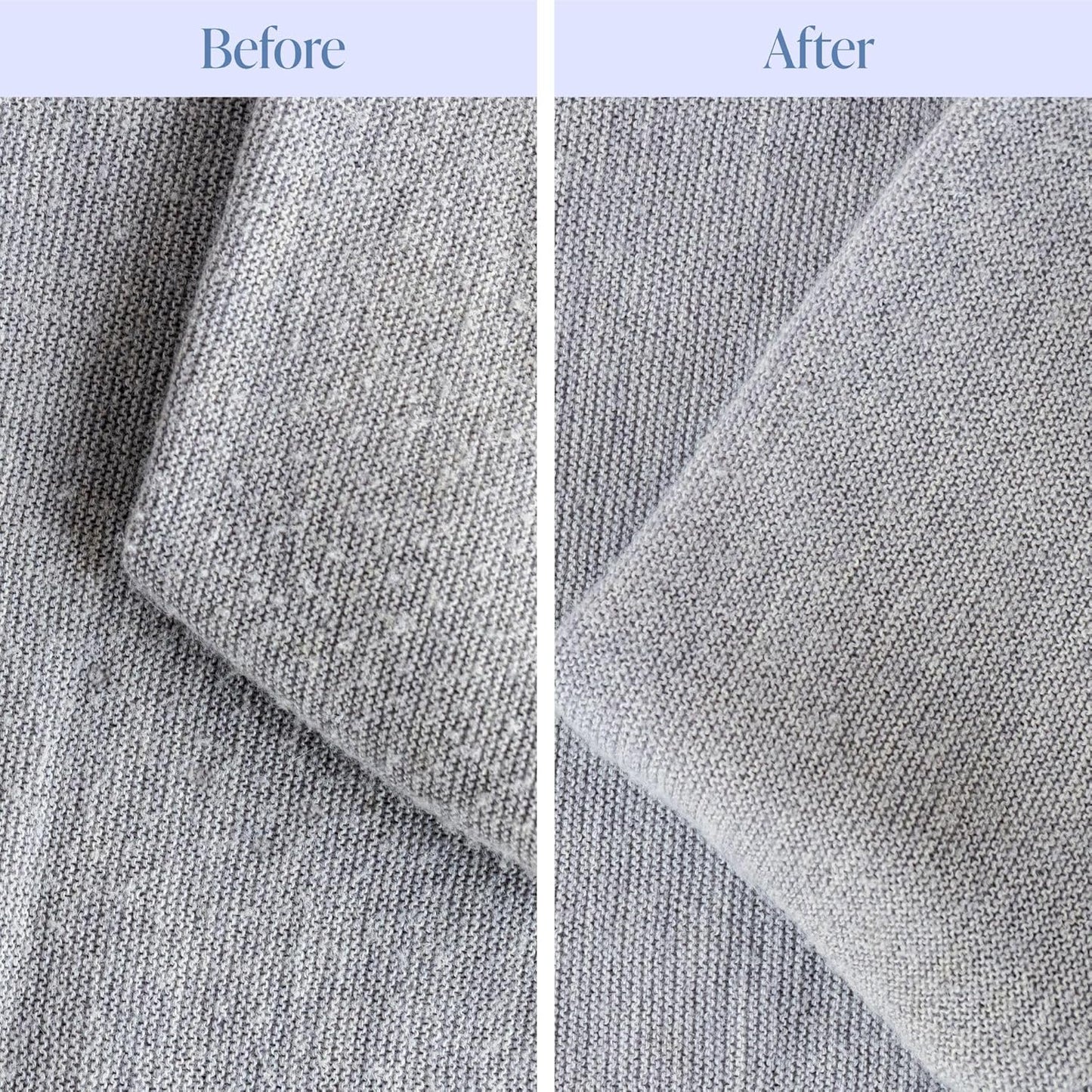 Nori Trim Fabric Shaver - Lint Remover for Clothes & Furniture Couch Pilling - Sweater Pill Remover - Clothes Shaver with 6 Precision Blades - Wireless and Rechargeable - Blue