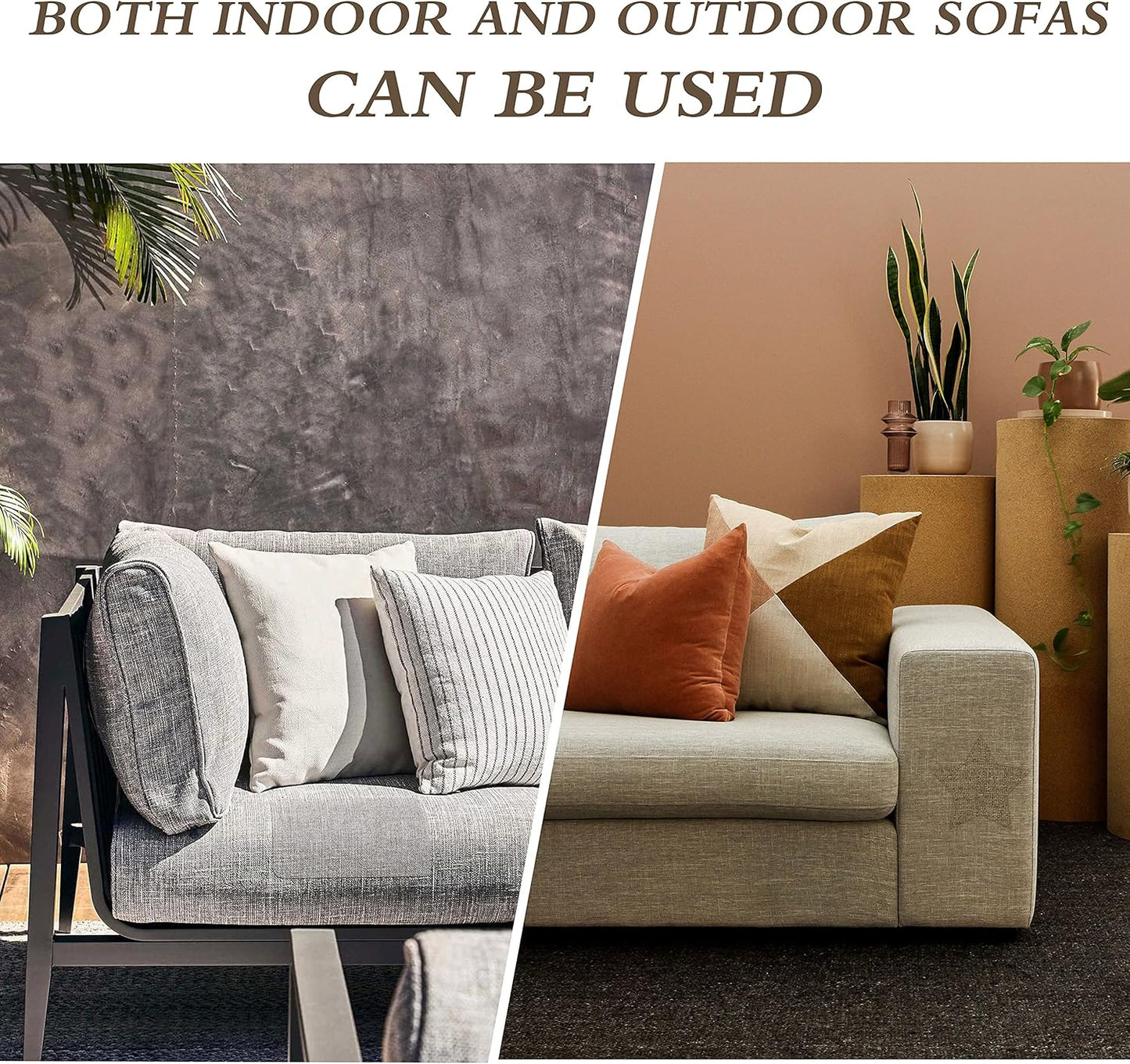 KING MOUNTAIN Self-Adhesive Coarse Linen Repair Patches, 8X11 inch, Multi Color, Can be Used for Linen Sofa Repair and Clothes Repair(8" x 11", Khaki)